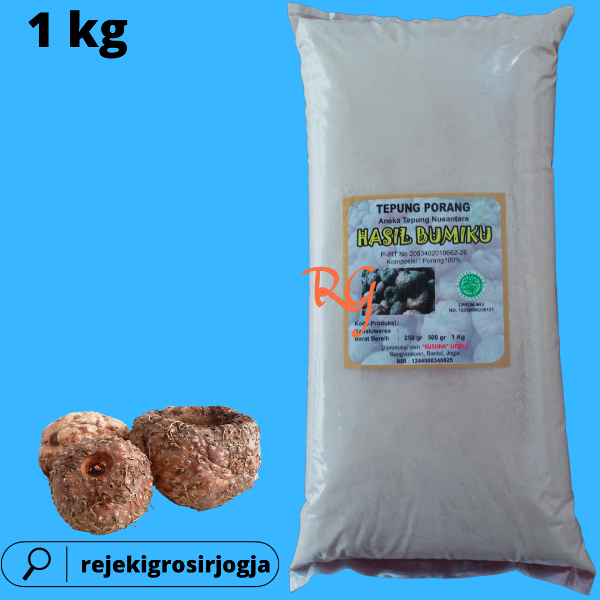 

TEPUNG PORANG kemasan 1 KG/TEPUNG SUWEG kemasan 1 KG