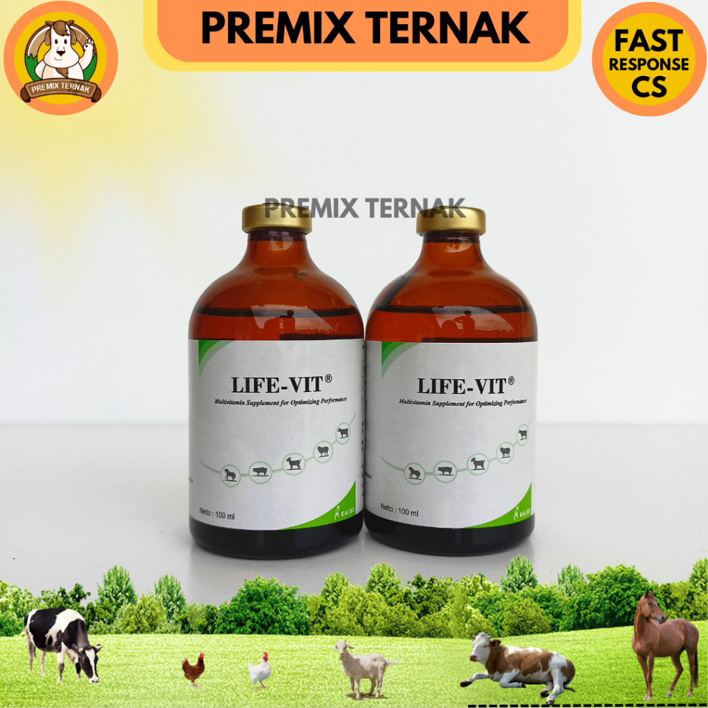 LIFE VIT 100 mL - Multivitamin Peningkat Daya Tahan Tubuh dan Percepat Penyembuhan - Like Injectamin Ade Plex