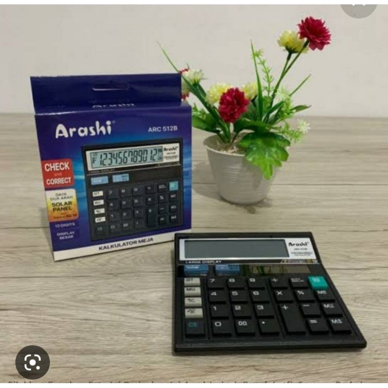 

KALKULATOR ARASHI ARC 512B/12 DIGIT CHECK CORRECT/READY PEKANBARU