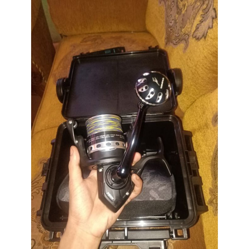 Reel Penn Pursuit IV 6000 + Handle Knob Gomexus