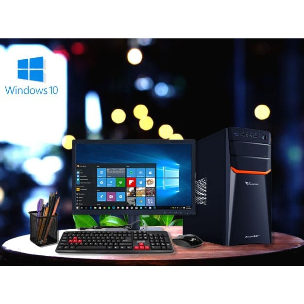 1 set PC Rakitan Fullset Core i7 3770 Ram 8GB SSD 120GB HDD 500GB + Monitor 19 Inch Siap Pakai