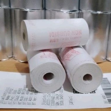 

kertas kasir thermal Edc bluetooth logo SPBU ukuran 58x30