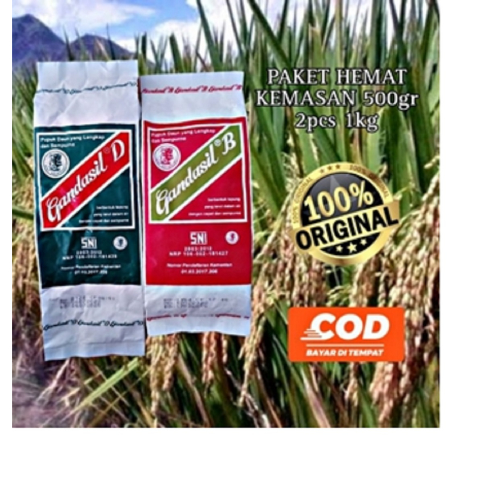 Pupuk Gandasil B dan D 2pcs 1kg Paket HEMAT Kemasan Pabrik Original 100%