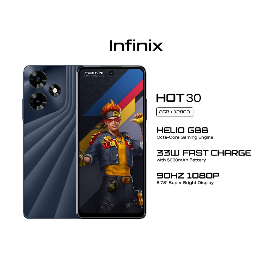 Infinix Hot 30 NFC 8/128 Ram 8GB Internal 128GB Garansi Resmi