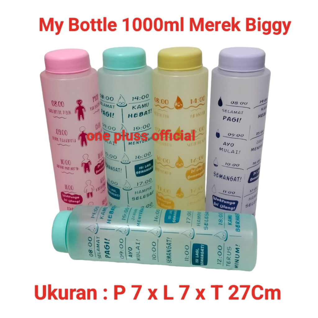 My Bottle / Thumbler / Botol Plastik / Botol Minum Anak / Souvenir / Hadiah BPA Free 1000ml