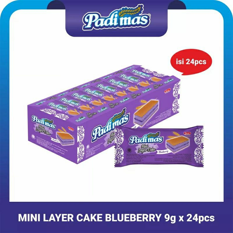 

Padimas mini layer Bluberry 9 gram box isi 24 pcs