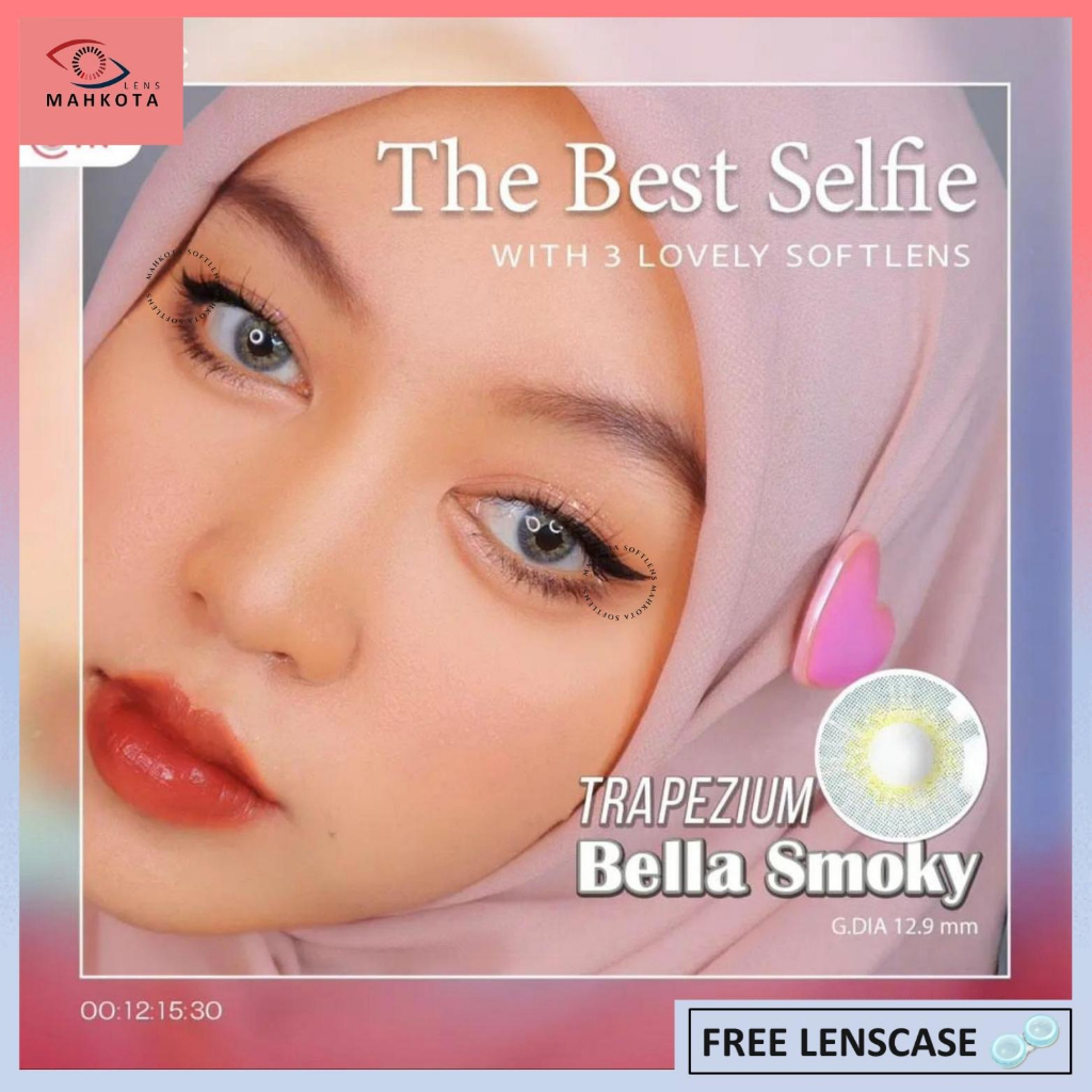 SOFTLENS TRAPEZIUM NORMAL BY CTK DIA 14.5MM / FREE LENSCASE / Softlen Soflen Soflens