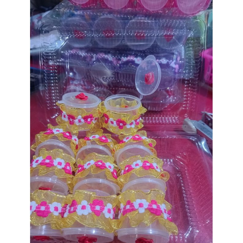 Tempat bunga rampai size 25ml isi 12pcs