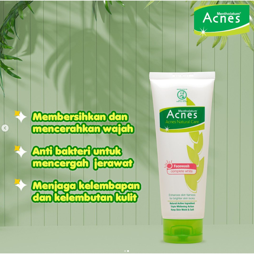 [BPOM] Acnes Face Wash 100ml / White Complete / Oil Control / Deep Pore / Yogurt / Acnes Sabun Wajah  / Facial Wash / Cleanser / MY MOM