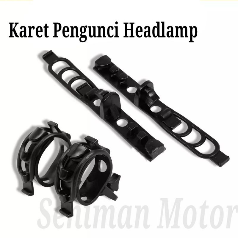 Karet Pengunci Headlamp KLX CRF KTM WR Bracket Headlamp Braket Reflektor Pengunci Headlamp USD Penga