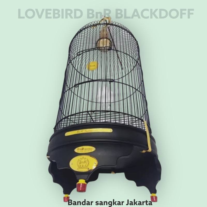 SANGKAR KANDANG LOVEBIRD BNR BLACKDOFF