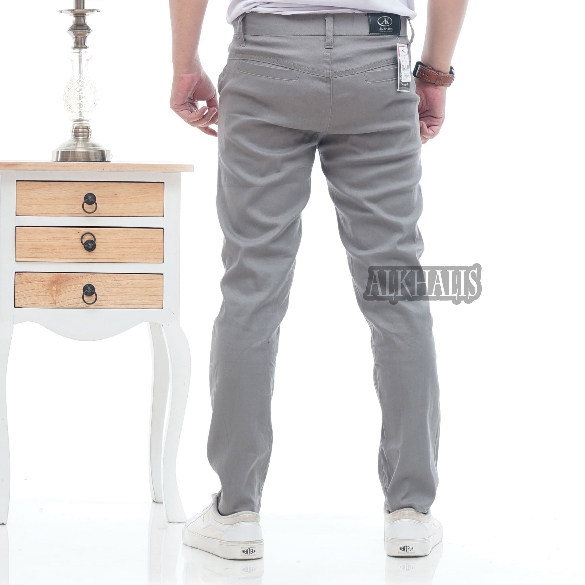 CELANA PRIA CHINO Slim fit Panjang Kerja kantor Santai Liburan Cowok Gentleman Boy Skinny