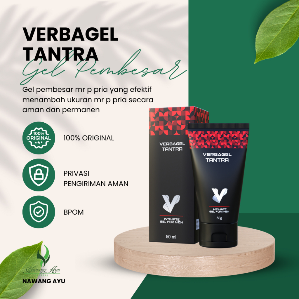 Minyak oles pembesar alat vita cepat ampuh verbagel tantra original bpom MMNMSTRE