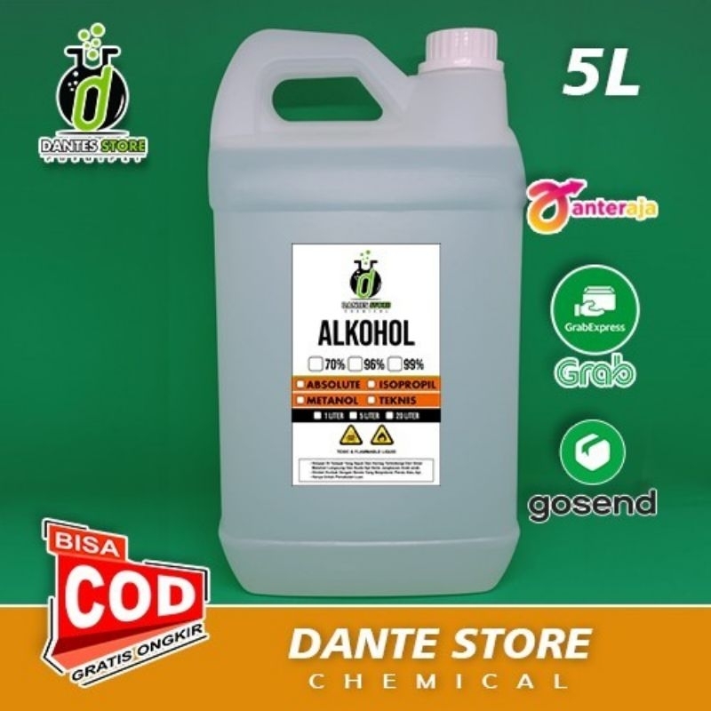 Alkohol Teknis 96% 5liter