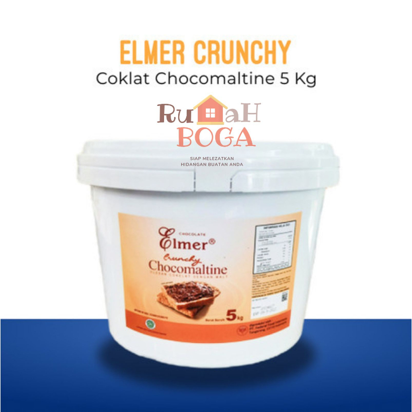 

Selai Roti Coklat Cokelat ELMER Chocomaltine Choco Crunchy Crunch 5kg 5 kg