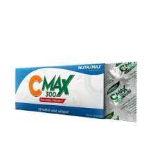 Nutrimax C Max 300 Vitamin C 300 mg Strip (3 Strip @ 10 Tablet)