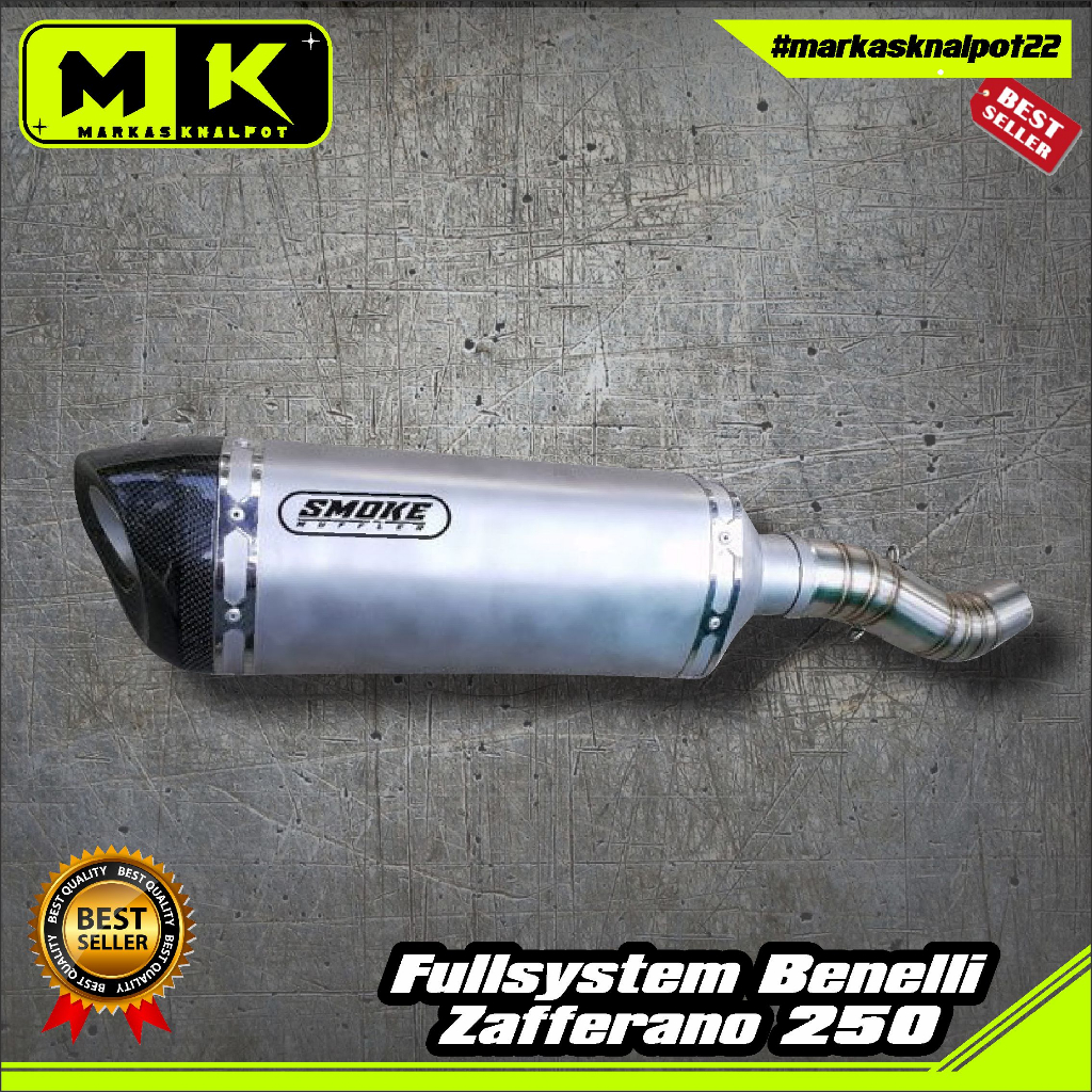 Knalpot benelli zafferano 250 fullsistem - Benelli//
