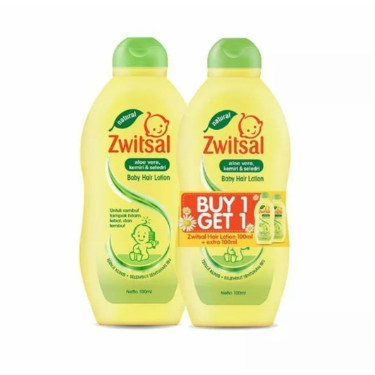 Zwitsal Natural Baby Shampoo Aloe Vera Kemiri Seledri 100 ml+100ml