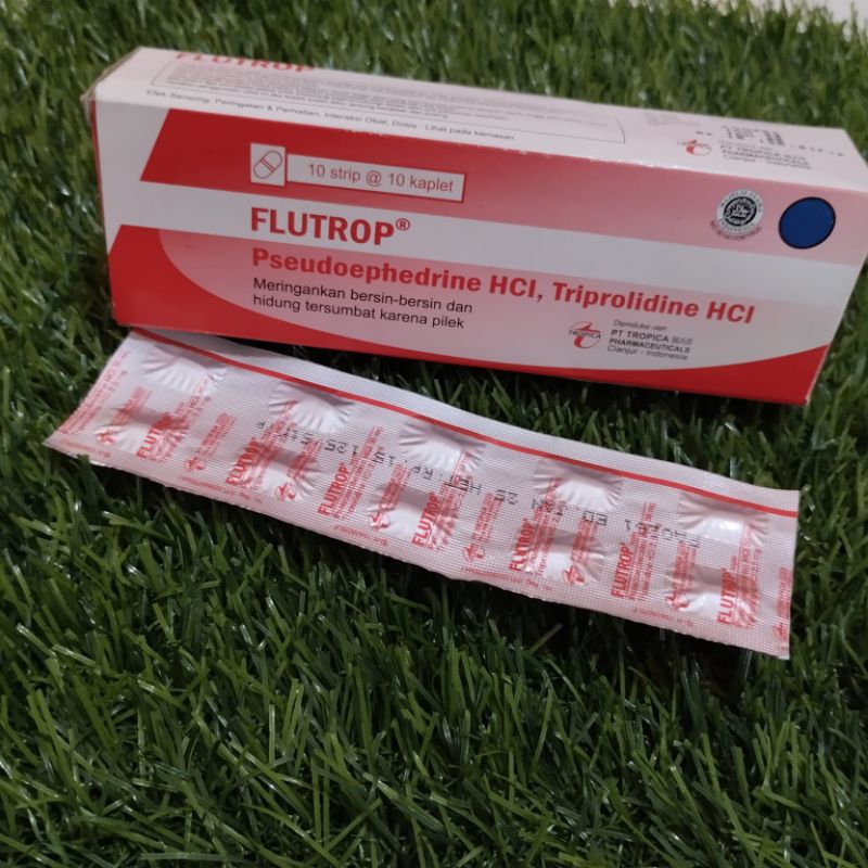 Flutrop tablet per strip