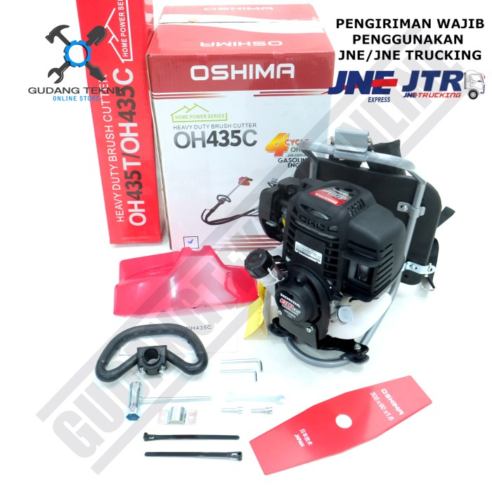 Mesin Potong Rumput Gendong 4Tak OH435C HONDA OSHIMA / Brush Cutter Paddy Reaper Mesin Pemotong Padi