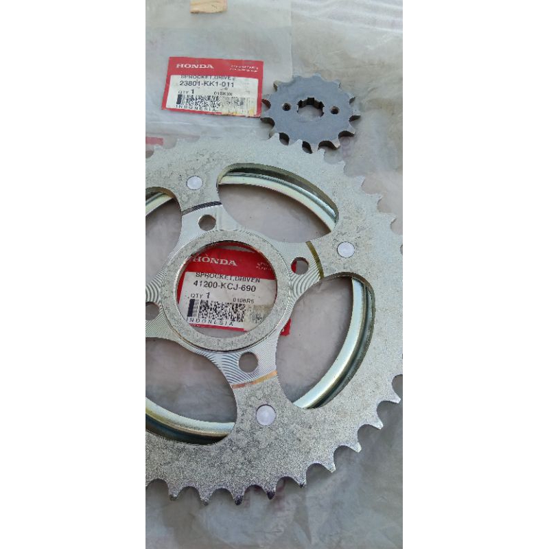 gir belakang gir depan gear set depan belakang gear belakang Honda Tiger lawas Tiger lama Tiger 2000