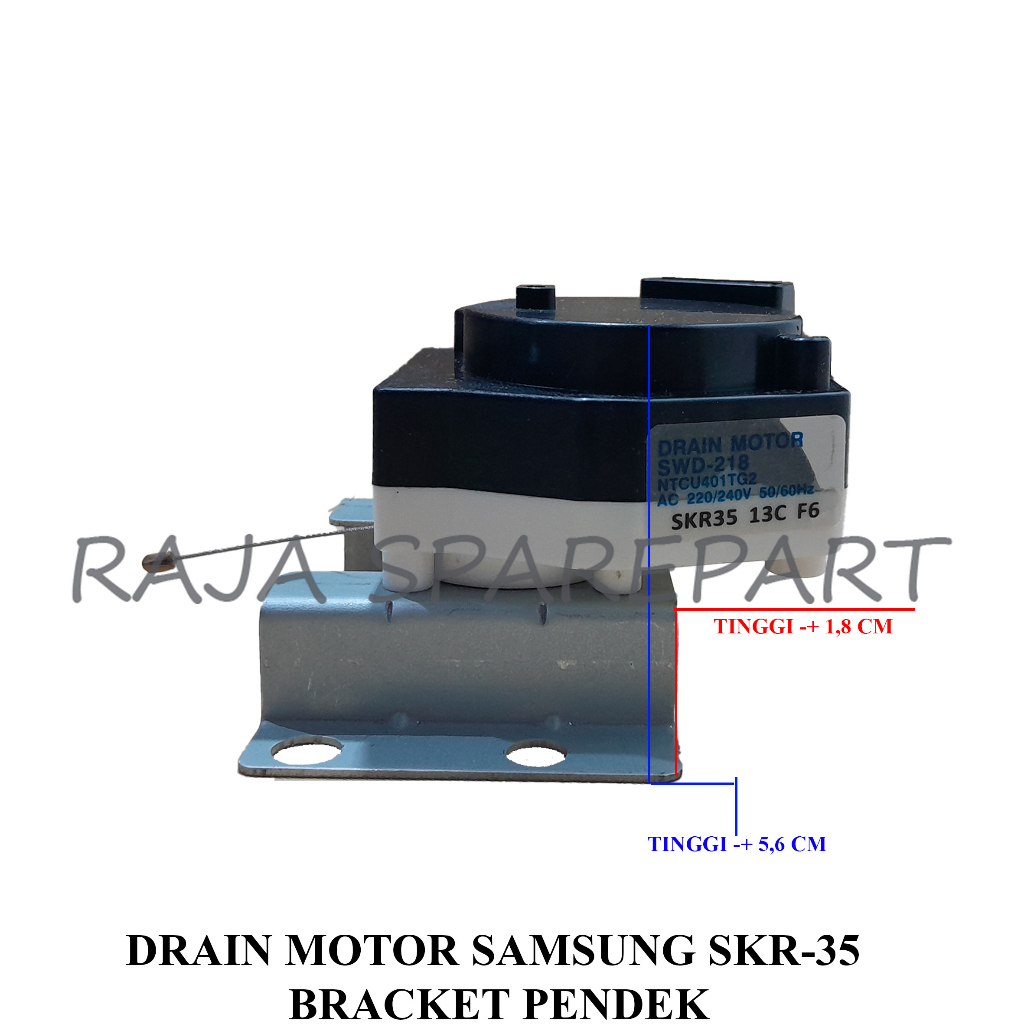 DRAIN MOTOR MESIN CUCI SAMSUNG SKR-35 BRACKET PENDEK