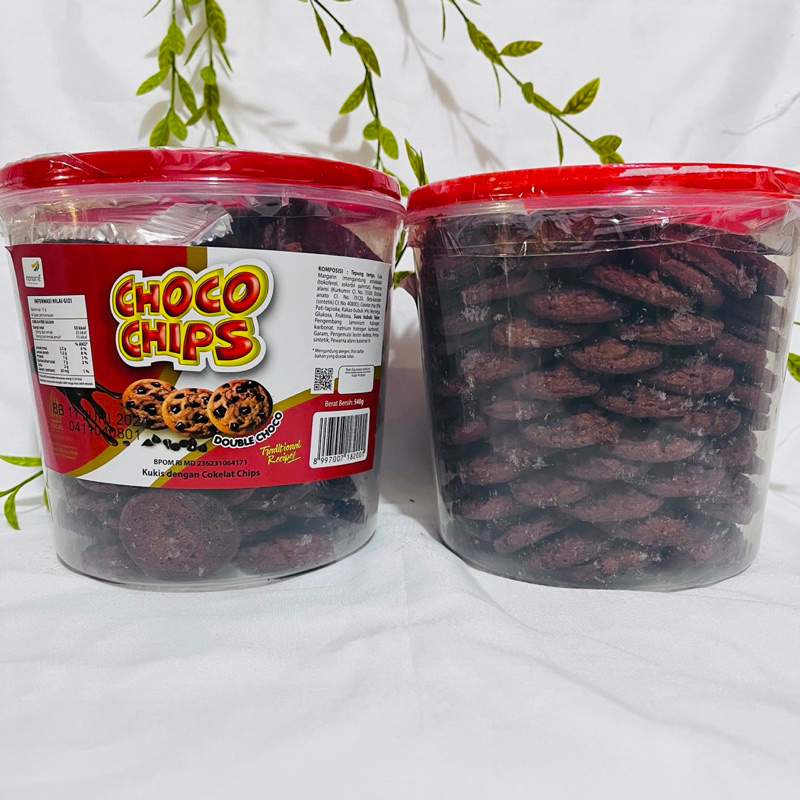 CHOCOCHIPS DOUBLE CHOCO TOPLES 540gr