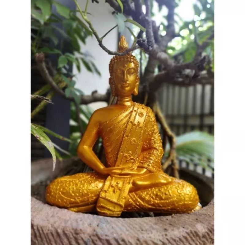 Patung Miniatur Buddha Thailand 28 cm/ Ruppang Buddha