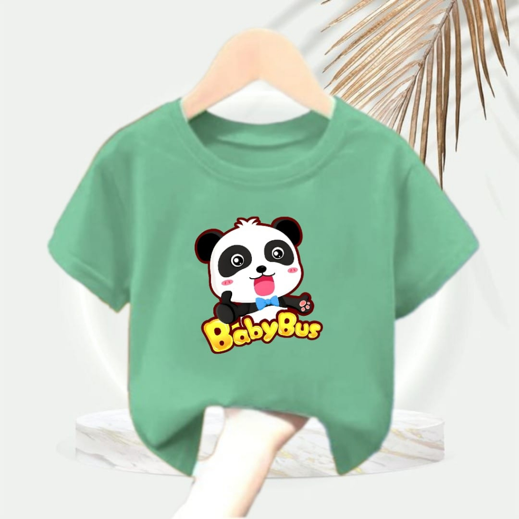 Kaos Anak Oblong Panda Baby Vista Terry/ Size S, M,L,XL