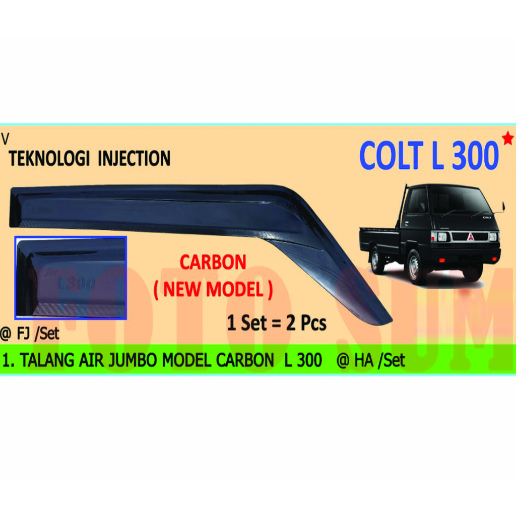 Talang air L300 jumbo model karbon