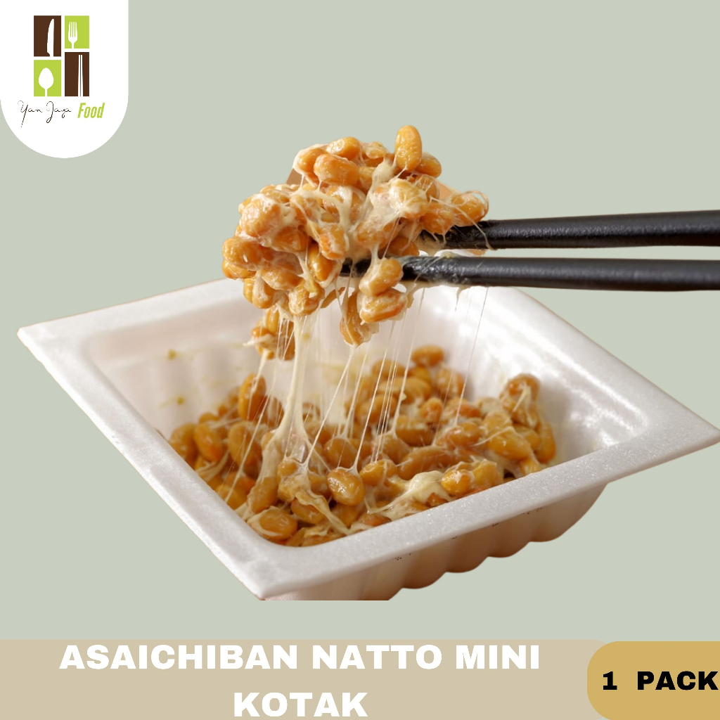 Asaichiban Kotsubu Natto MIni / Kedelai Jepang/ Tempe Jepang/ Natto Kotak