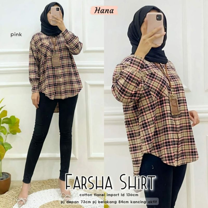 KEMEJA FLANEL FARSHA SHIRT