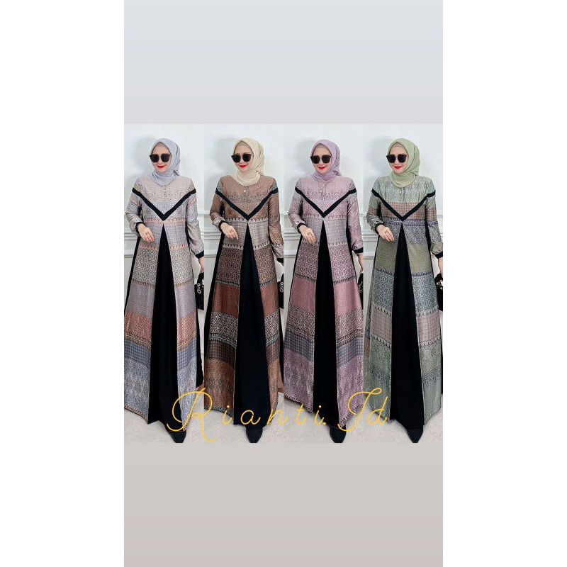 Inara dress by Rianti id gamis mewah