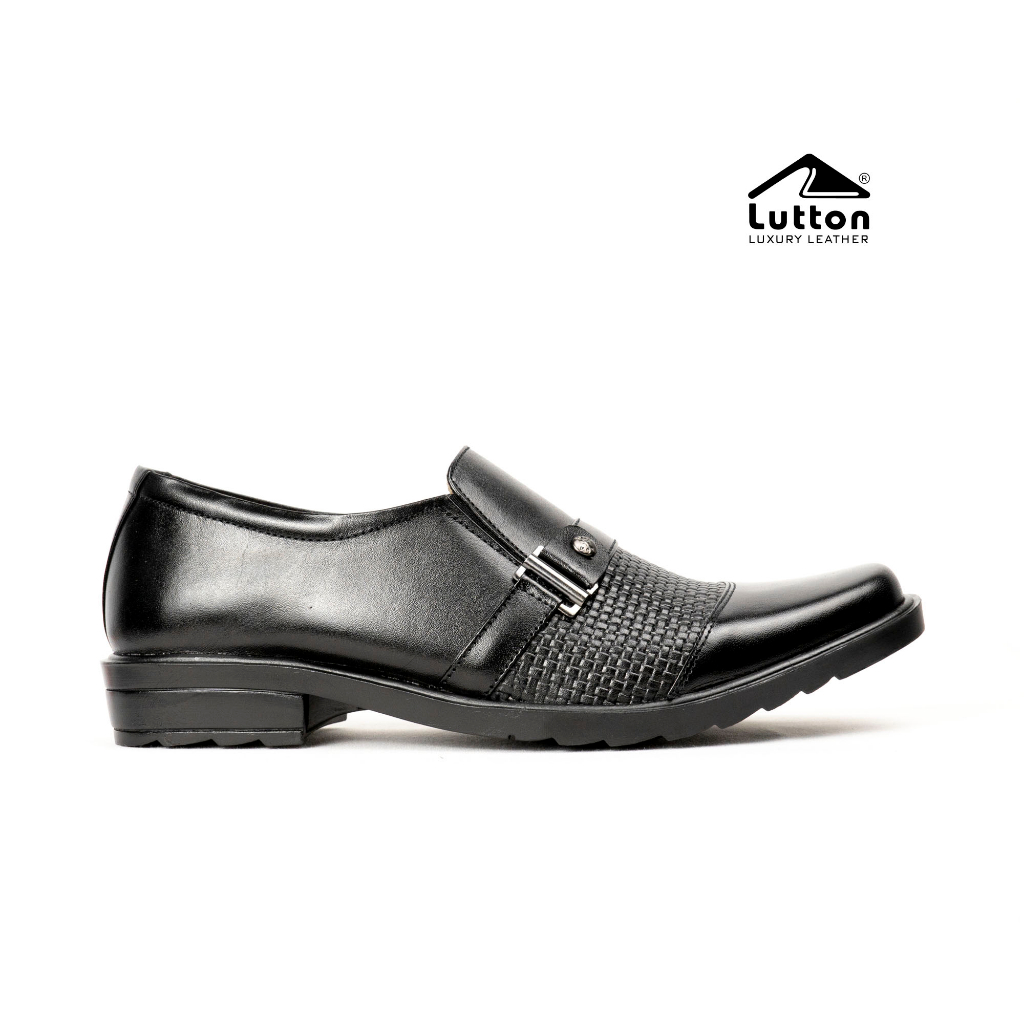 LUTTON - sepatu kulit sapi asli 100% - SEPATU PANTOFEL MU 04