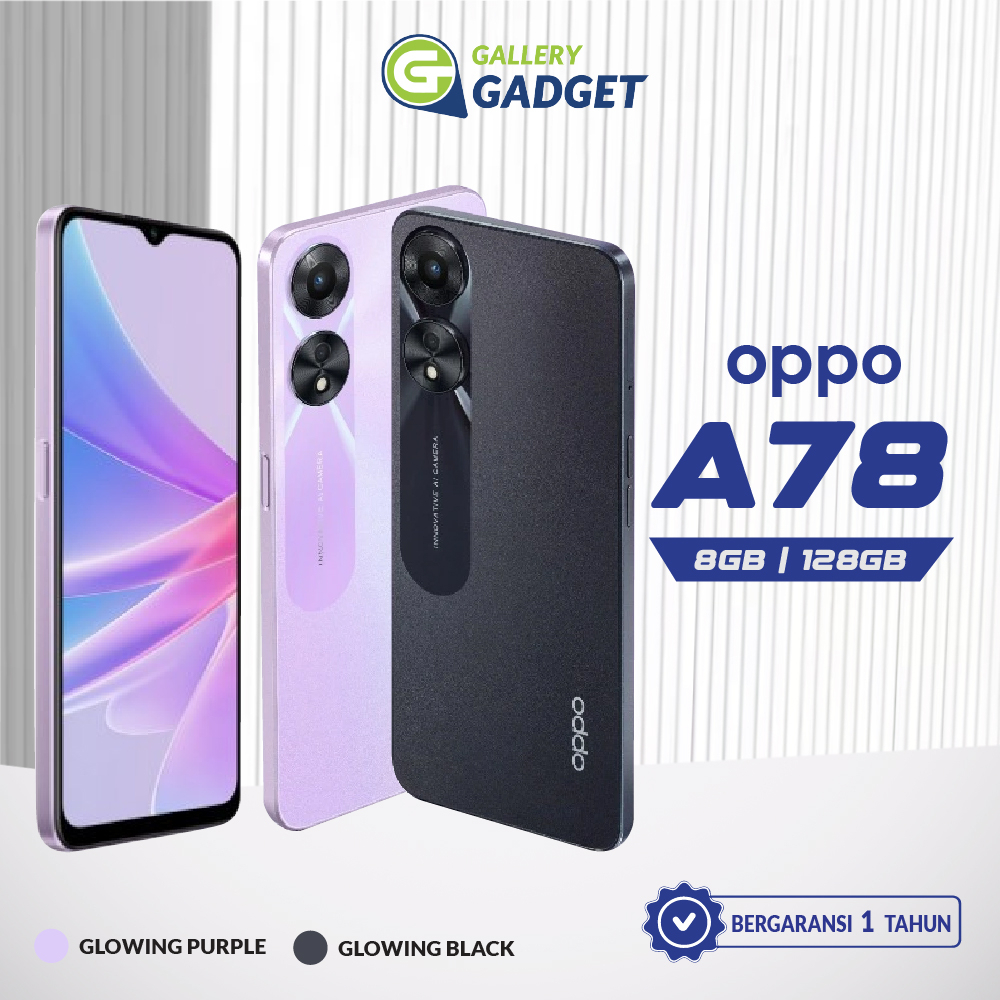 OPPO A78 4G 5G 8/128 8/256 GB RAM 8 ROM 128 256 8GB 128GB 256GB HP Smartphone Android Garansi Resmi