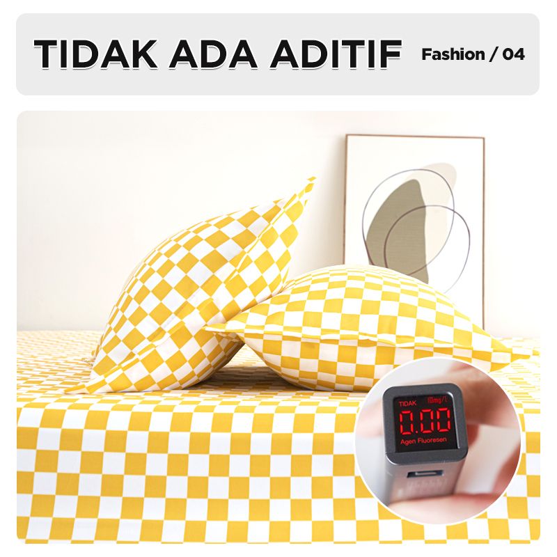 Sprei Motif Aesthetic Motif Lucu Ukuran 120x200CM Dengan Sarung Bantal NTSJT