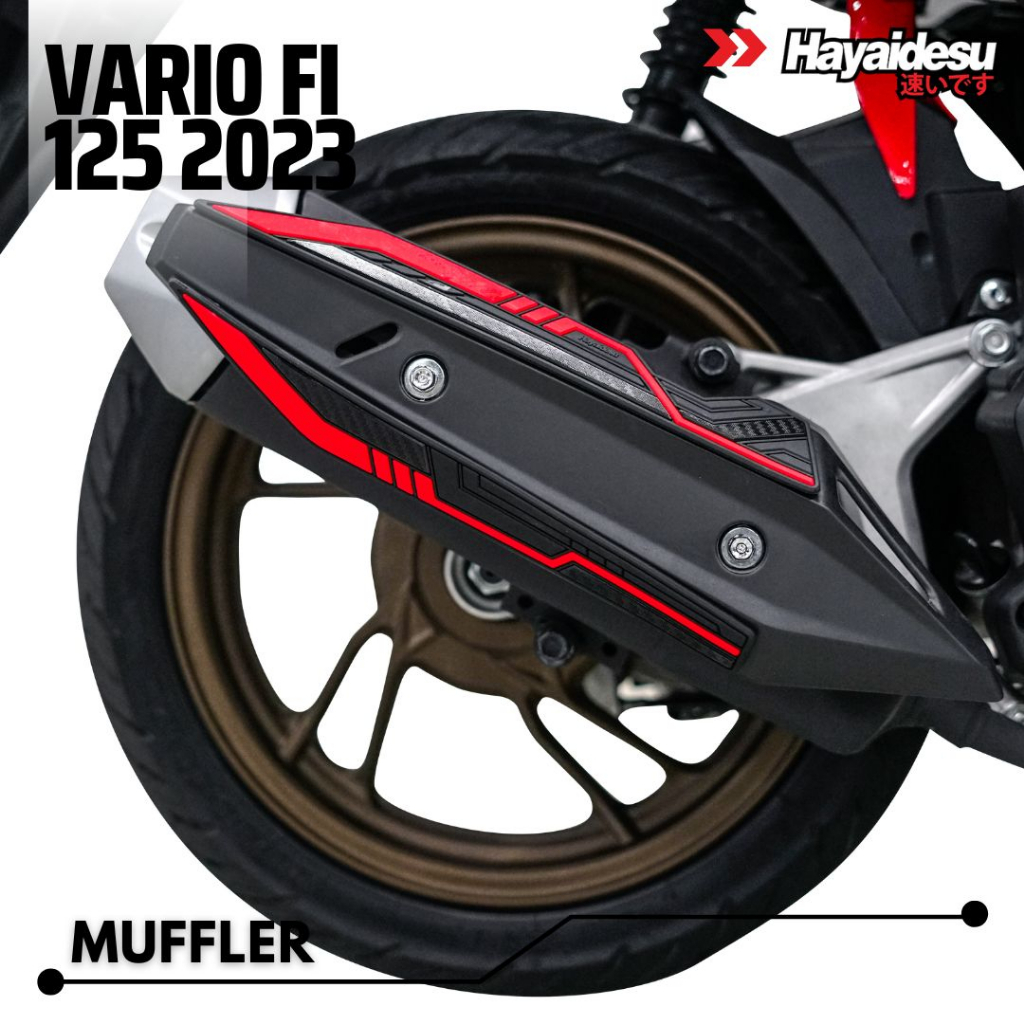 Vario 125 FI 2023 Body Protector Muffler Cover Hayaidesu