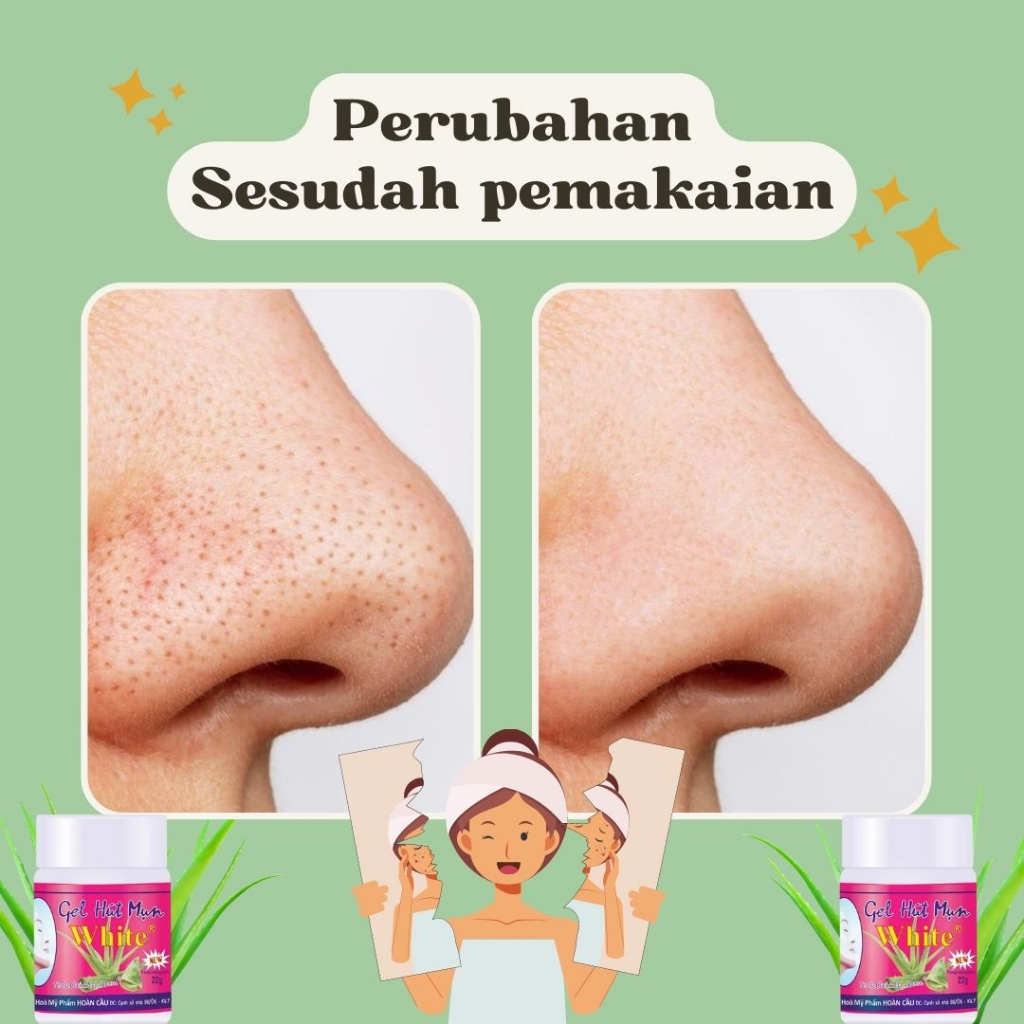 Gel Masker Jerawat Komedo Hidung Mengangkat Hingga Ke Akarnya Hut Mun Thailand ORIGINAL