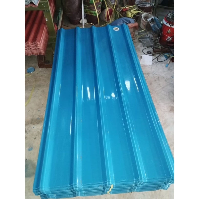 Atap GoGreen Premium 85 x 180 cm Model terbaru. Atap go green  model spandek/ trimdek . Lebih TEBAL 