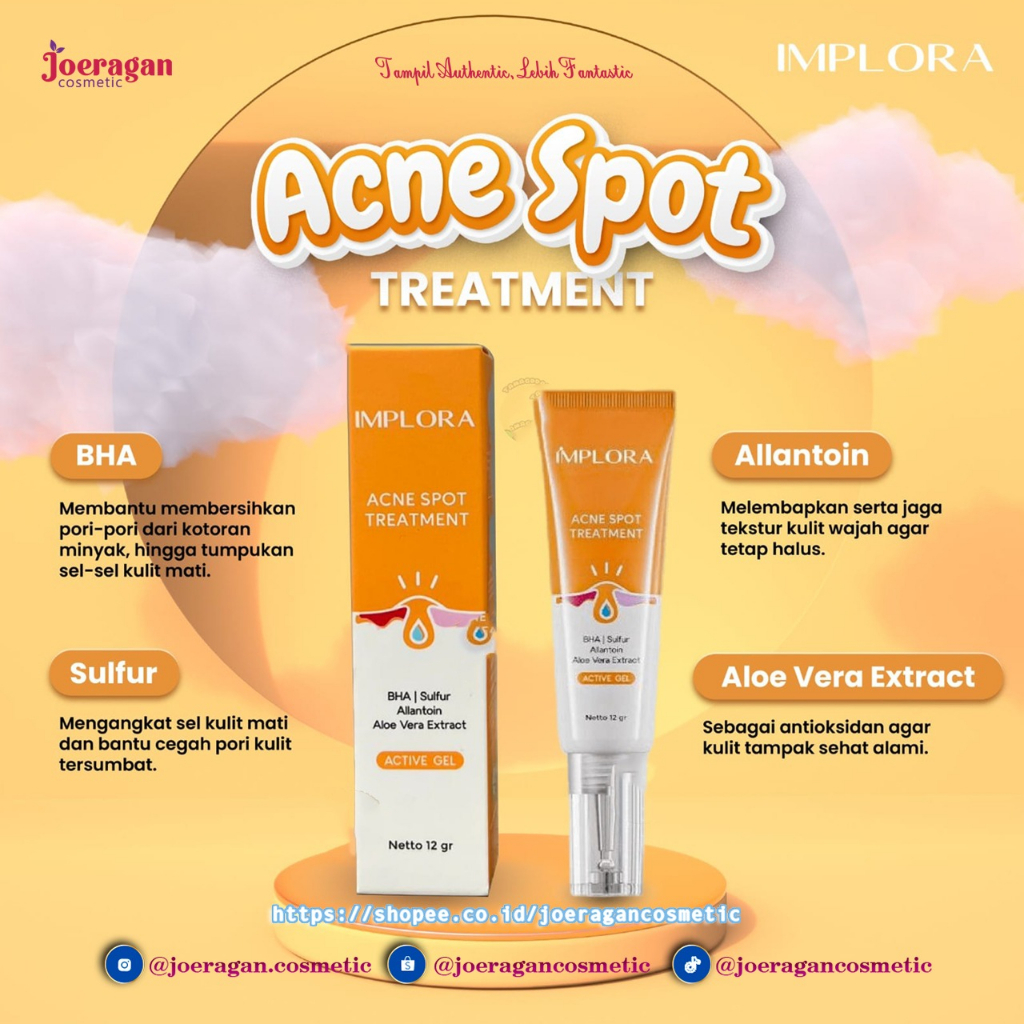 IMPLORA Skincare Series I Implora Dark Spot Treatment I Implora Acne Spot Treatment