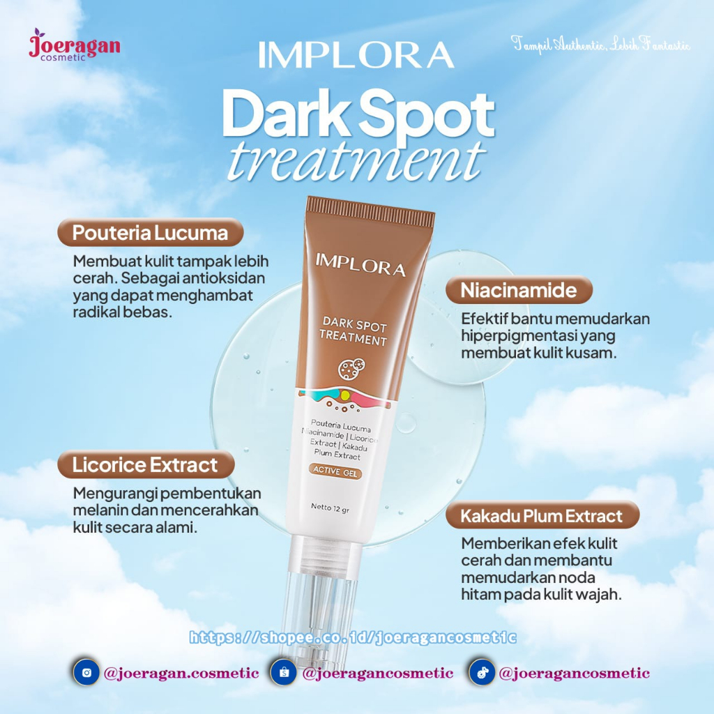 IMPLORA Skincare Series I Implora Dark Spot Treatment I Implora Acne Spot Treatment