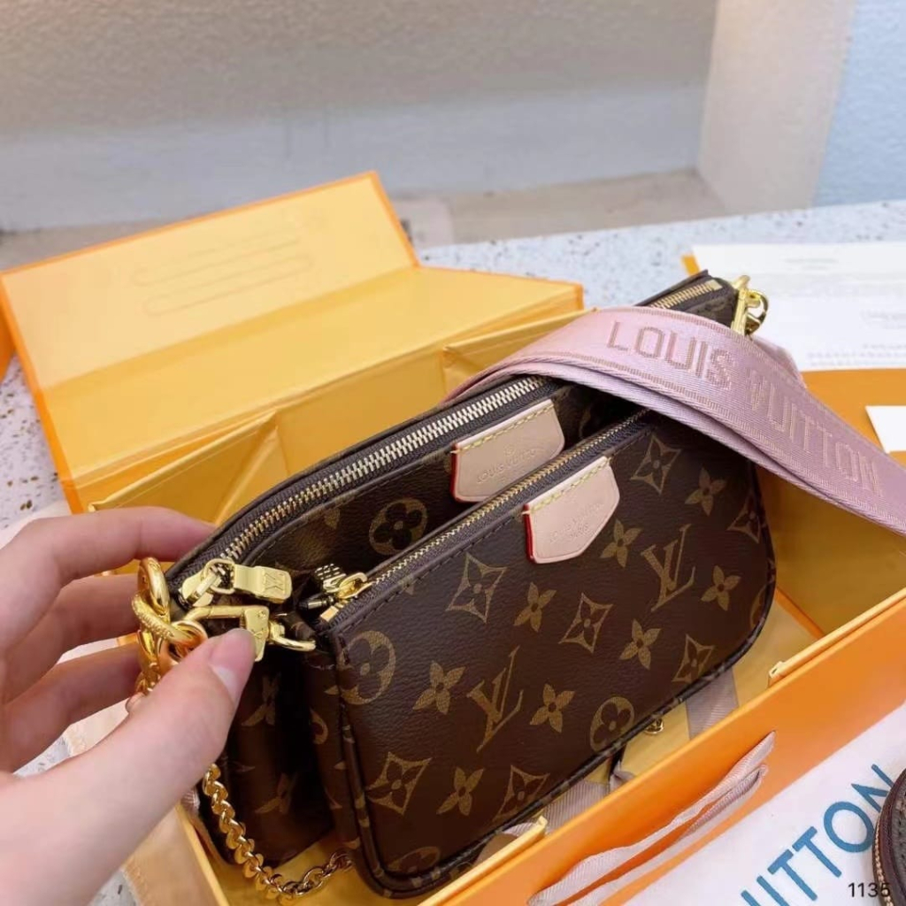 0850 L Vuitton Pøchette Multi 3in1 Ada no Seri (Free Sarung+BubbleWrap)