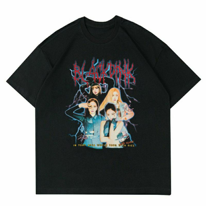 BAJU BLACKPINK | T-SHIRT KAOS BLACKPINK KOREAN STYLE VINTAGE | KAOS BAJU PRIA VINTAGE | KAOS BLACKPI