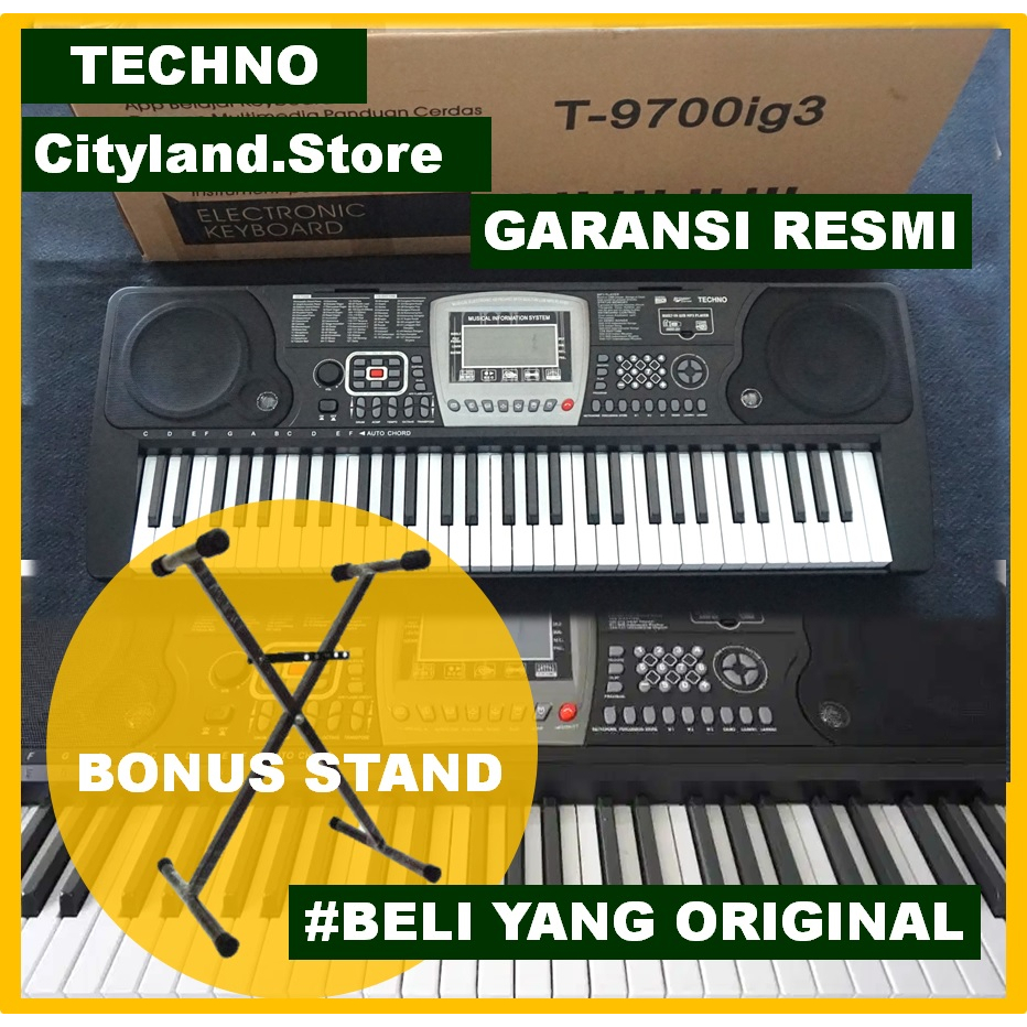 Keyboard Techno T-9700i/ T 9700i G3 Original Garansi Resmi