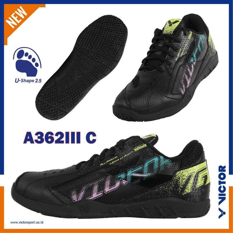 SEPATU BADMINTON VICTOR A362III ORIGINAL