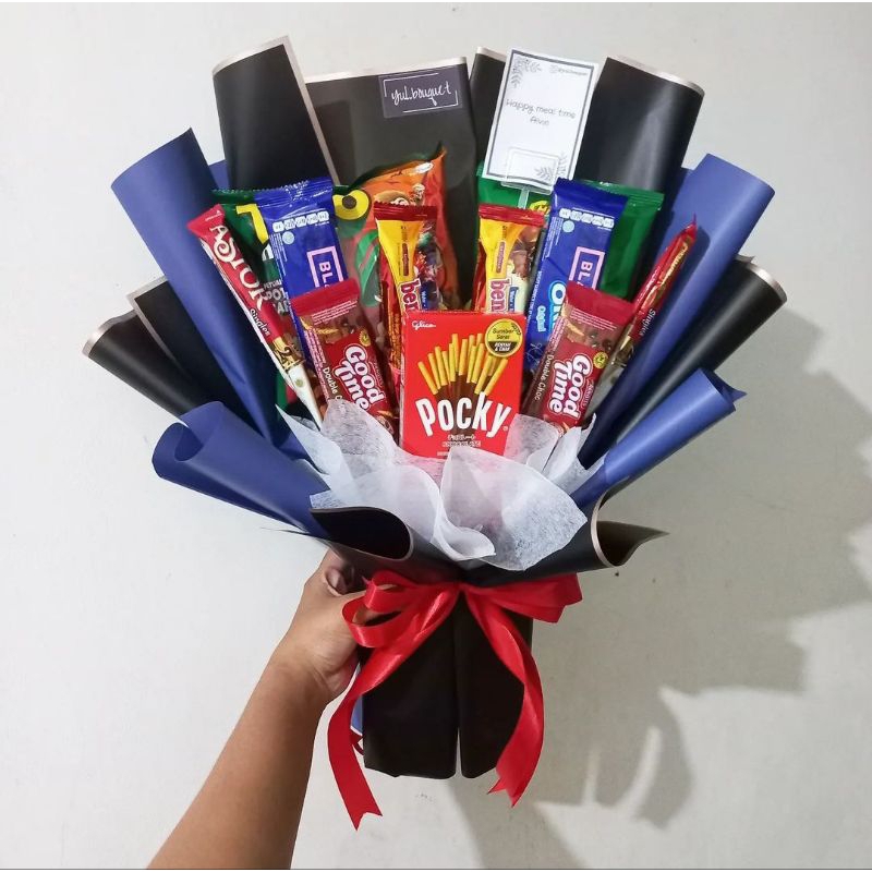 

Snack bouquet, buket snack, graduation, Wisuda, Kado ulang tahun, kado anniversary