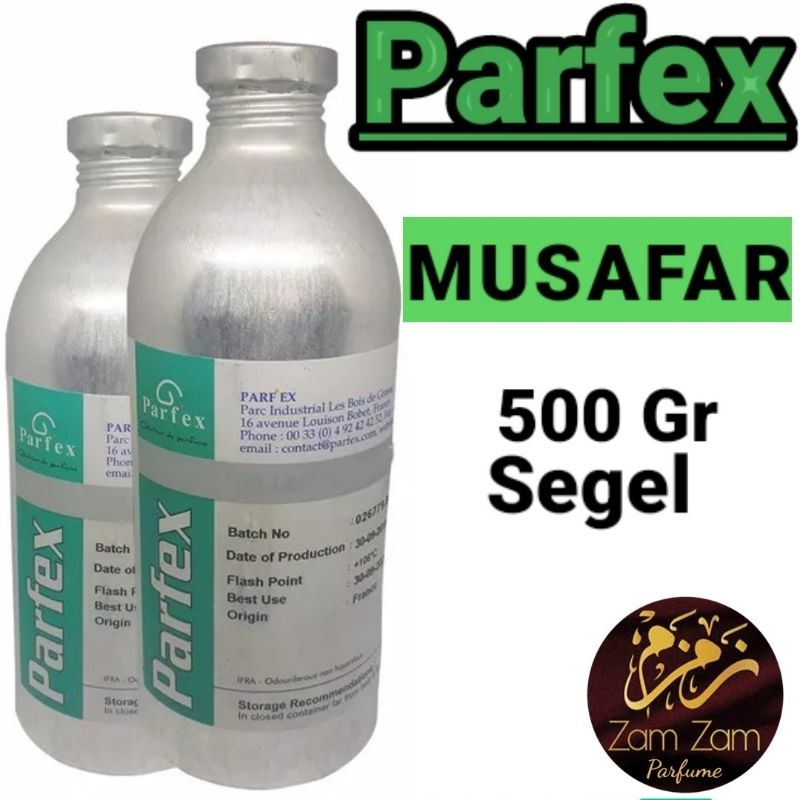 MUSAFAR BY PARFEX SEARAH MUJAFFAR SEGEL 500 GR BIBIT PARFUM ORIGINAL