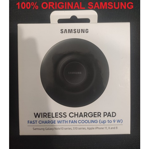SAMSUNG Wireless Charger Pad Fast Charge with Fan Cooling Original