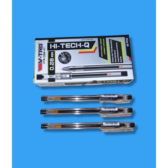 

Pulpen/ Bolpoin/ Bolpen Hi-Tech Merek V-Tro 1 Lusin (isi 12pcs)