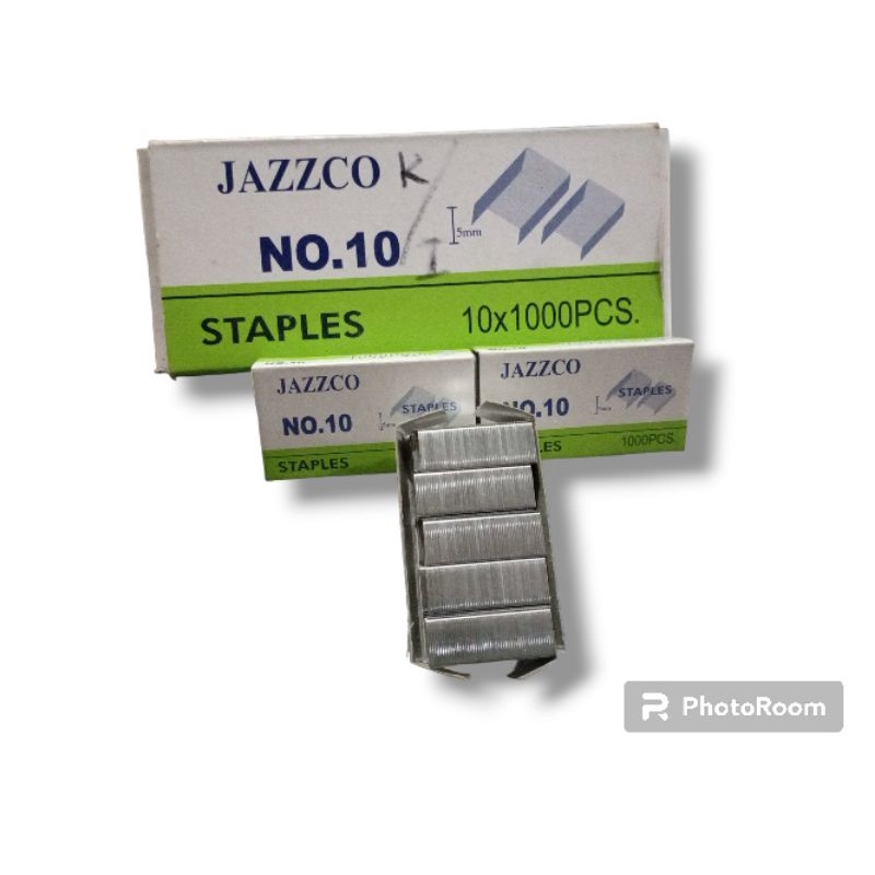 

ISI STEKER NO.10 JAZZCO/ISI STAPLES KECIL qty 10000pcs